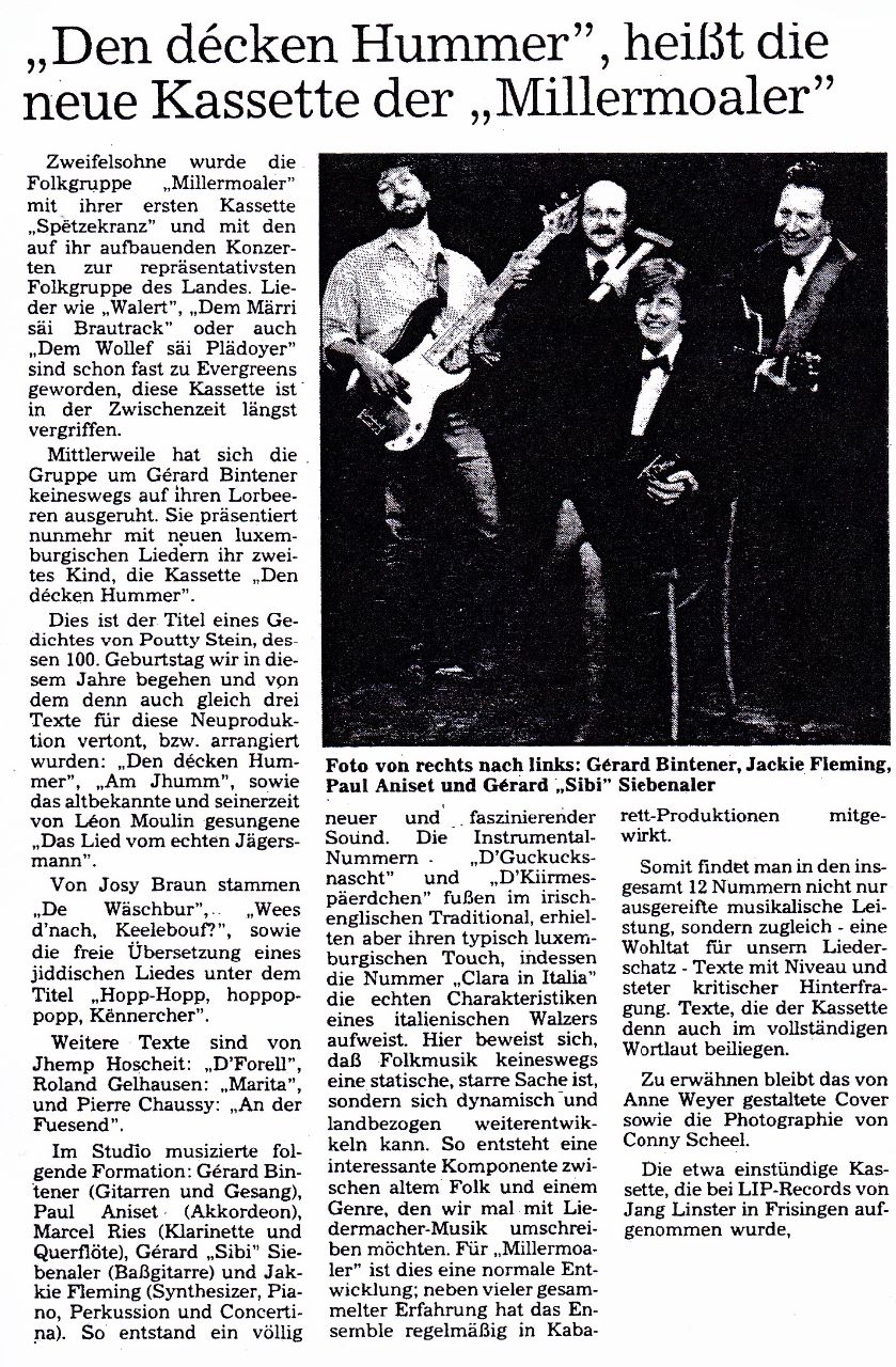 Tageblatt 16/04/1988